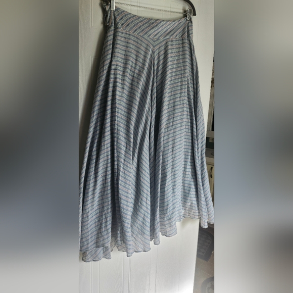 Odille Dresses & Skirts - Odille Multicolor Striped A-Line Skirt